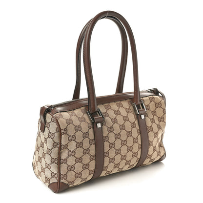 Gucci Monogram Mini Boston Dark Brown 3 of 14