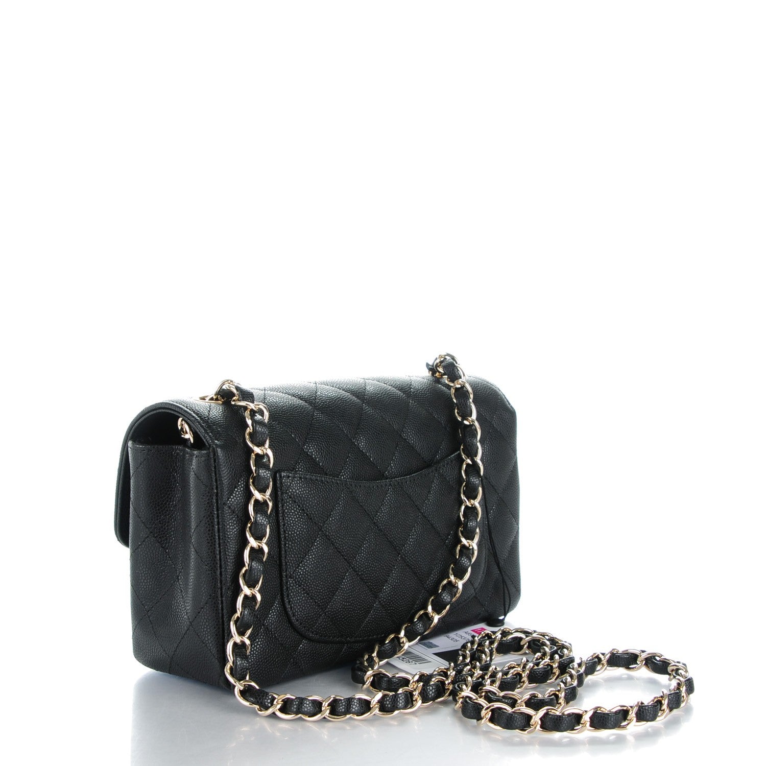 Chanel Caviar Quilted Mini Rectangular Flap Black 3 of 7