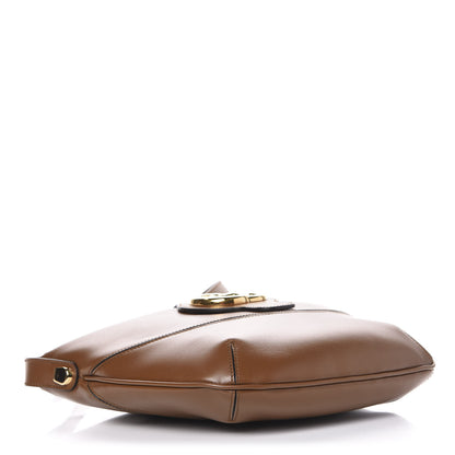 Gucci Boarded Plutone Calfskin Medium Arli Shoulder Bag Nocciola 4 of 10