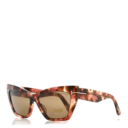 Tom Ford Acetate Wyatt Sunglasses TF871 Havana 1 of 7