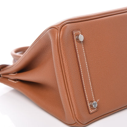 Hermes Togo Birkin 30 Gold 7 of 36