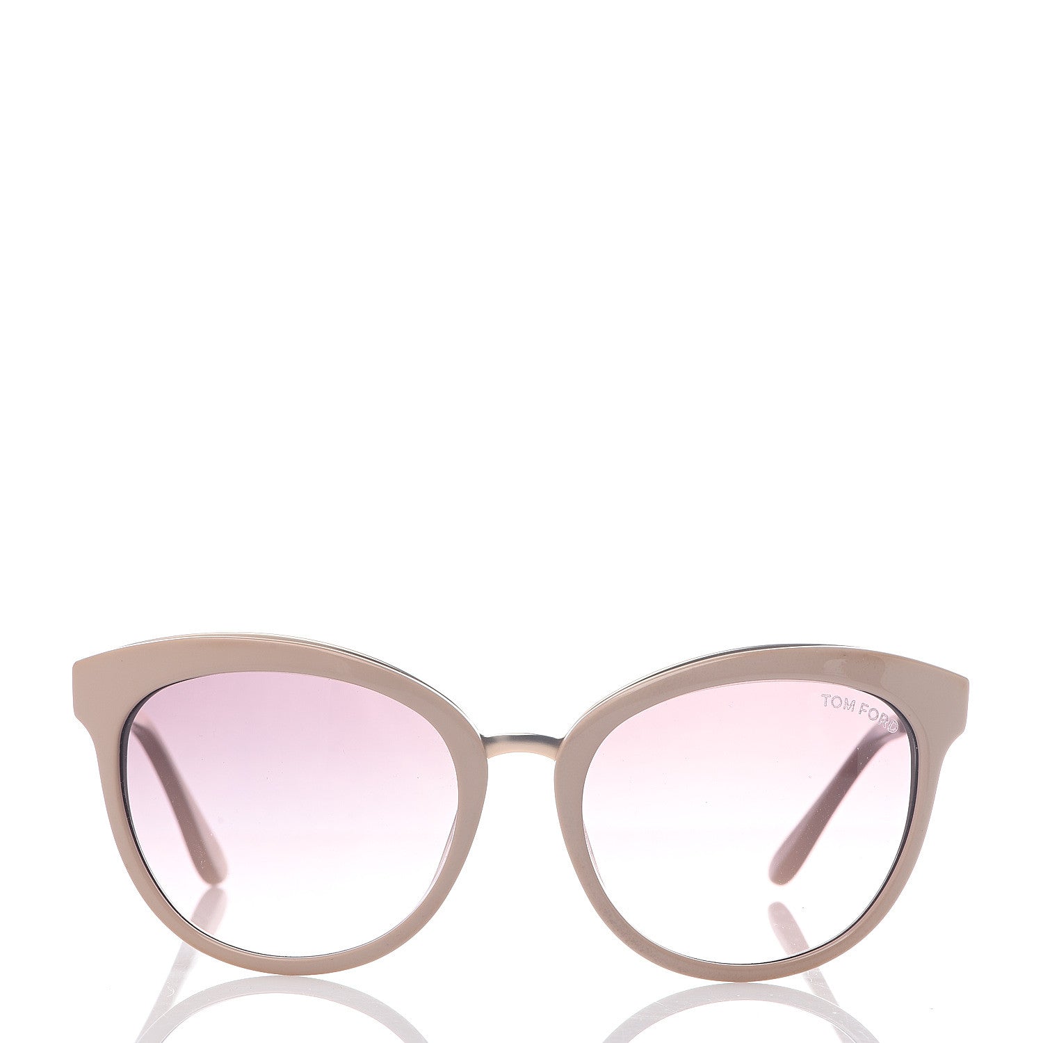 Tom Ford Emma Cat Eye Sunglasses TF461 Beige 2 of 7