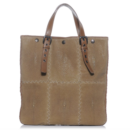 Bottega Veneta Woven Shagreen Stingray Tote 1 of 8