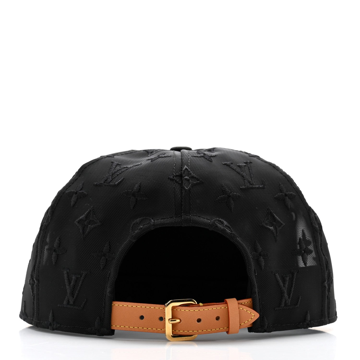Louis Vuitton Monogram Mesh Cotton Tourist Cap 58 Black 1555254