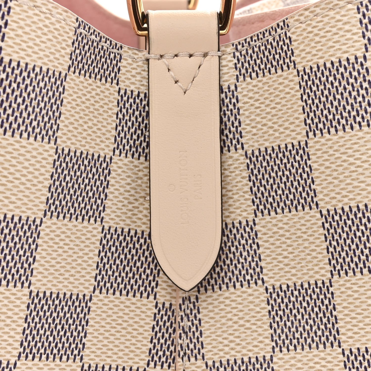 Louis Vuitton Damier Azur Braided Neonoe BB Pink 7 of 10