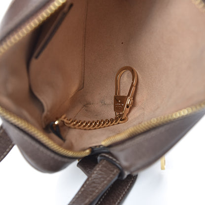 Gucci GG Supreme Monogram Web Mini Ophidia Shoulder Bag Brown 6 of 17