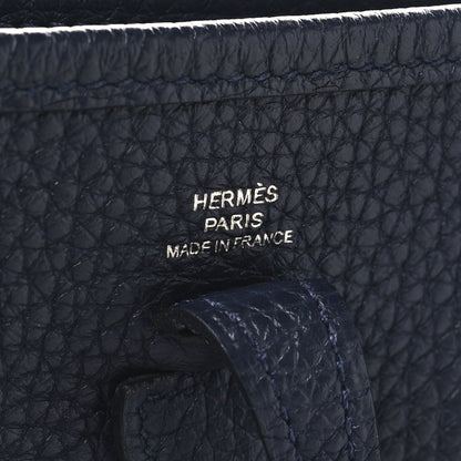 Hermes Taurillon Clemence Evelyne TPM Bleu Nuit 6 of 10