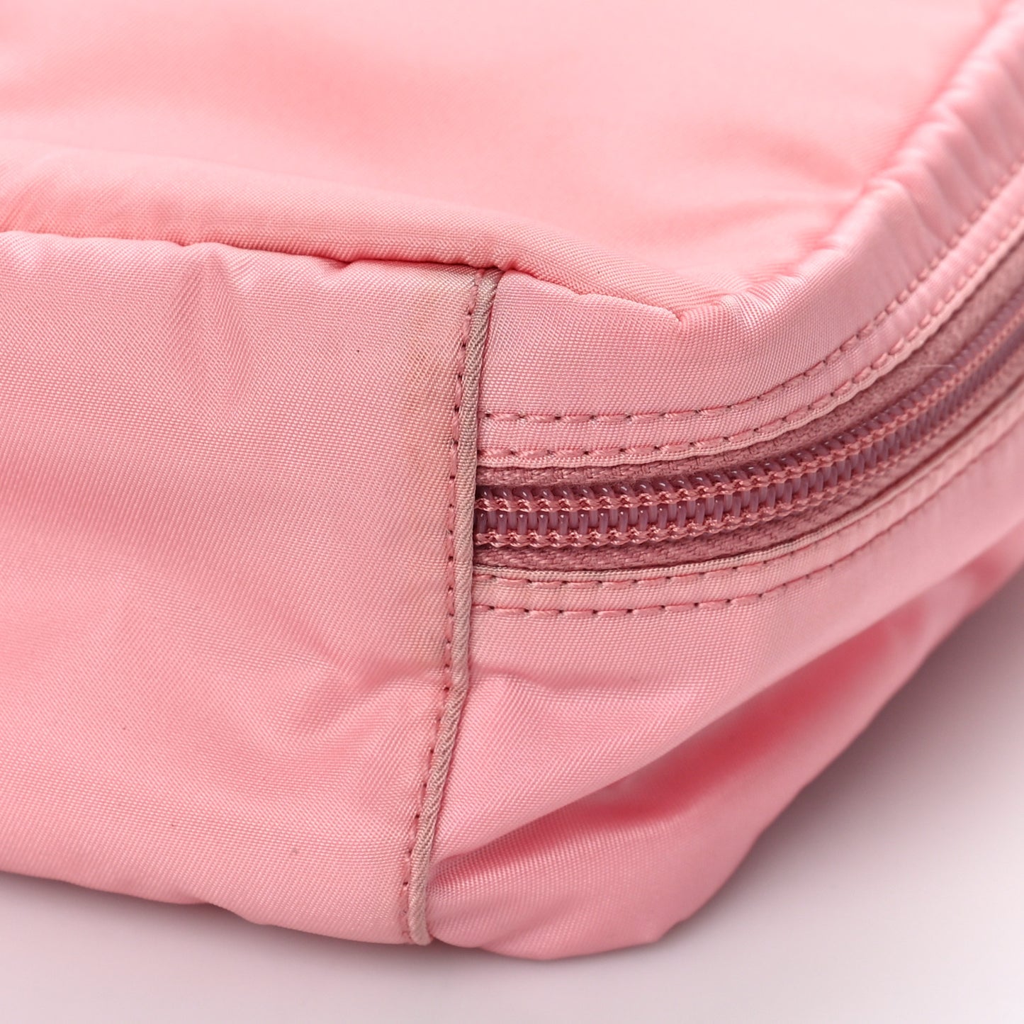 Nylon Vela Cosmetic Case Pink