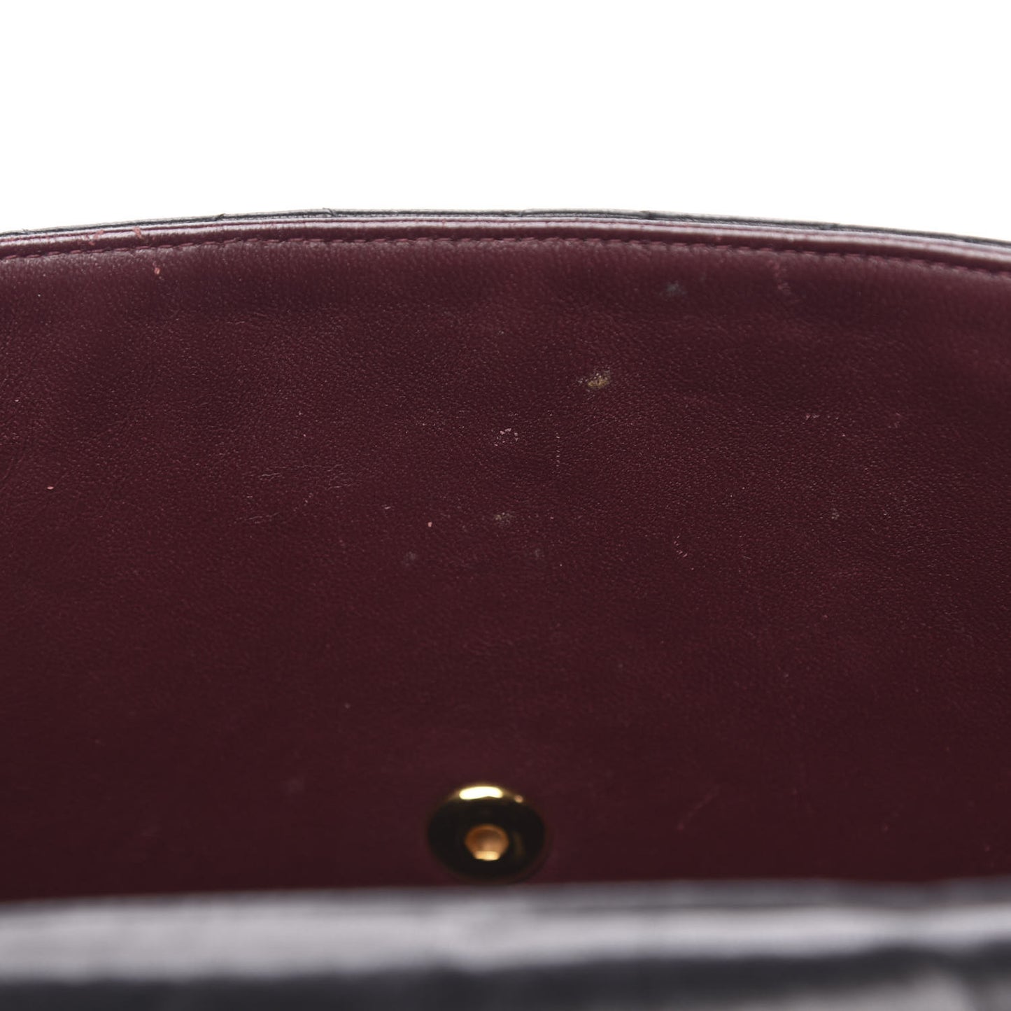 Lambskin Quilted Jumbo Single Flap Black