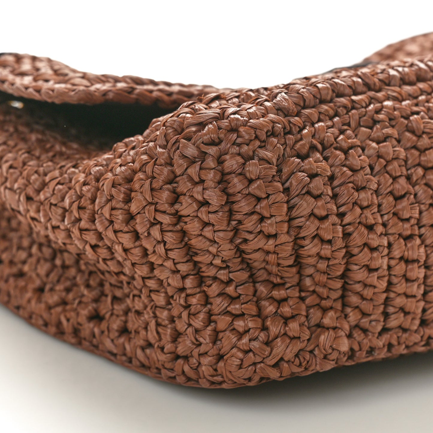 Raffia Calfskin Monogram Medium Niki Chain Satchel New Nut