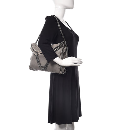 Stella McCartney Shaggy Deer Falabella Fold Over Tote Grey 3 of 11