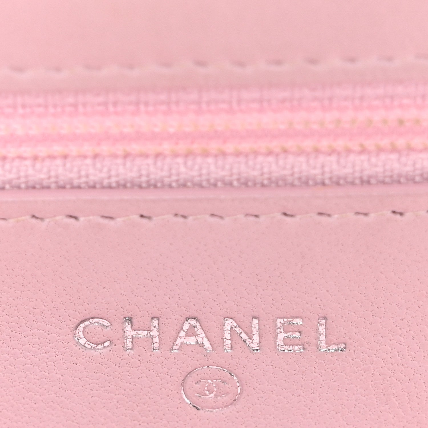 Chanel Lambskin Quilted Diamond CC Wallet On Chain WOC Pink 6 of 12
