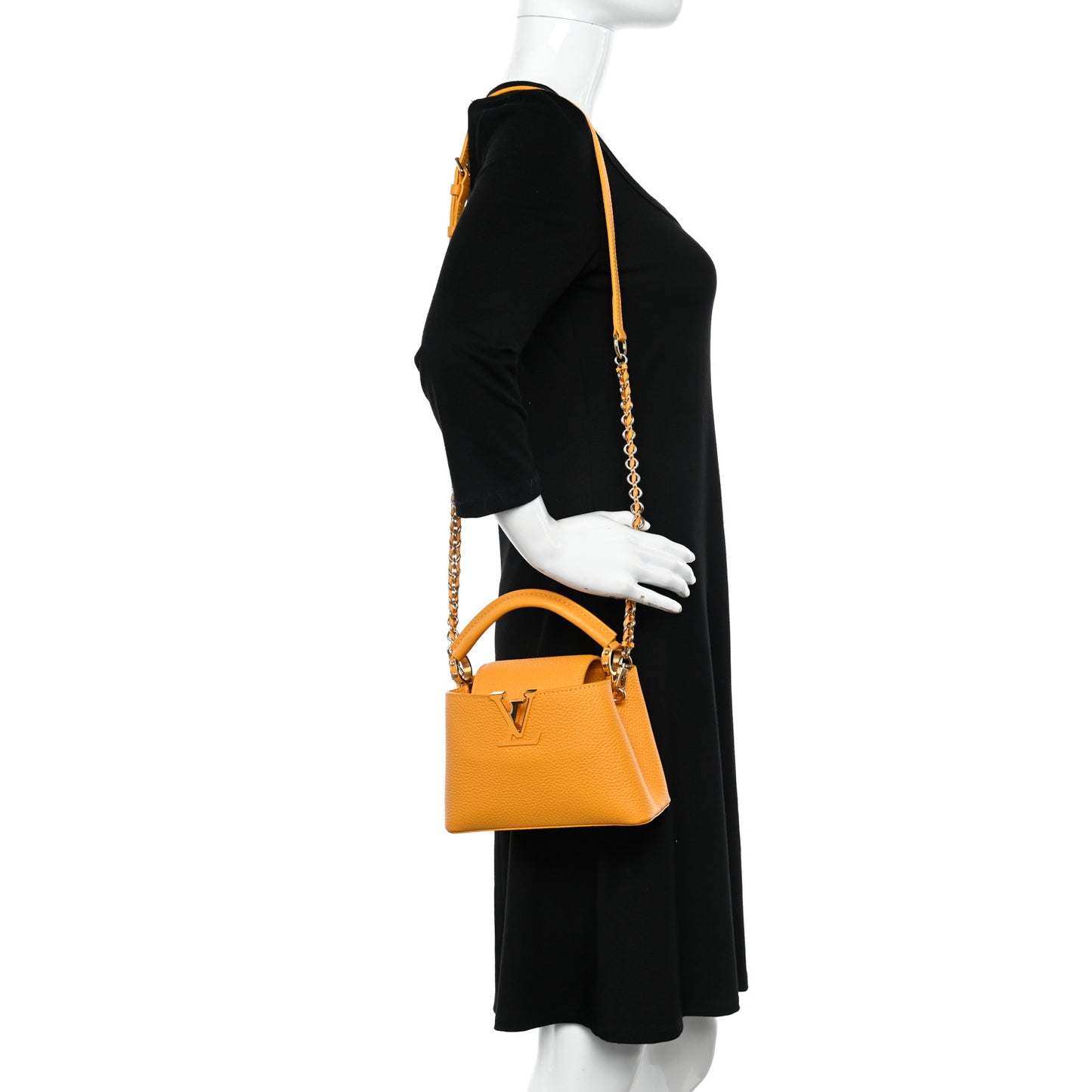Taurillon Mini Capucines Sunbeam Yellow