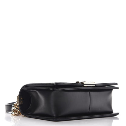 Chanel Lambskin Chevron Quilted Medium Boy Flap Black 4 of 9