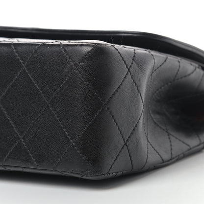 Chanel Lambskin Quilted Medium Double Flap Black 9 of 13