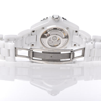 Chanel Stainless Steel Ceramic 38mm J12 Automatic Watch White 6 of 7