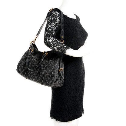 Louis Vuitton Denim Neo Cabby MM Black 2 of 7