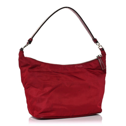 Prada Tessuto Nylon Small Shoulder Bag Red 3 of 14