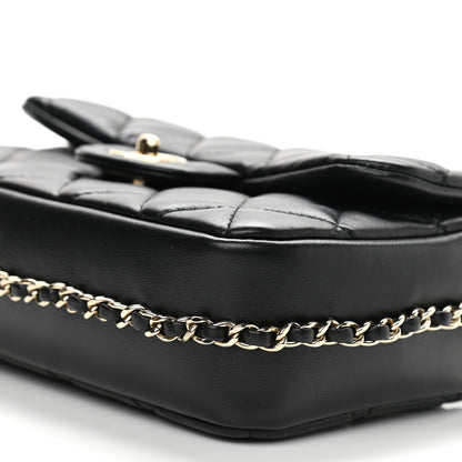 Chanel Lambskin Quilted Small My Precious Flap Black 10 of 10