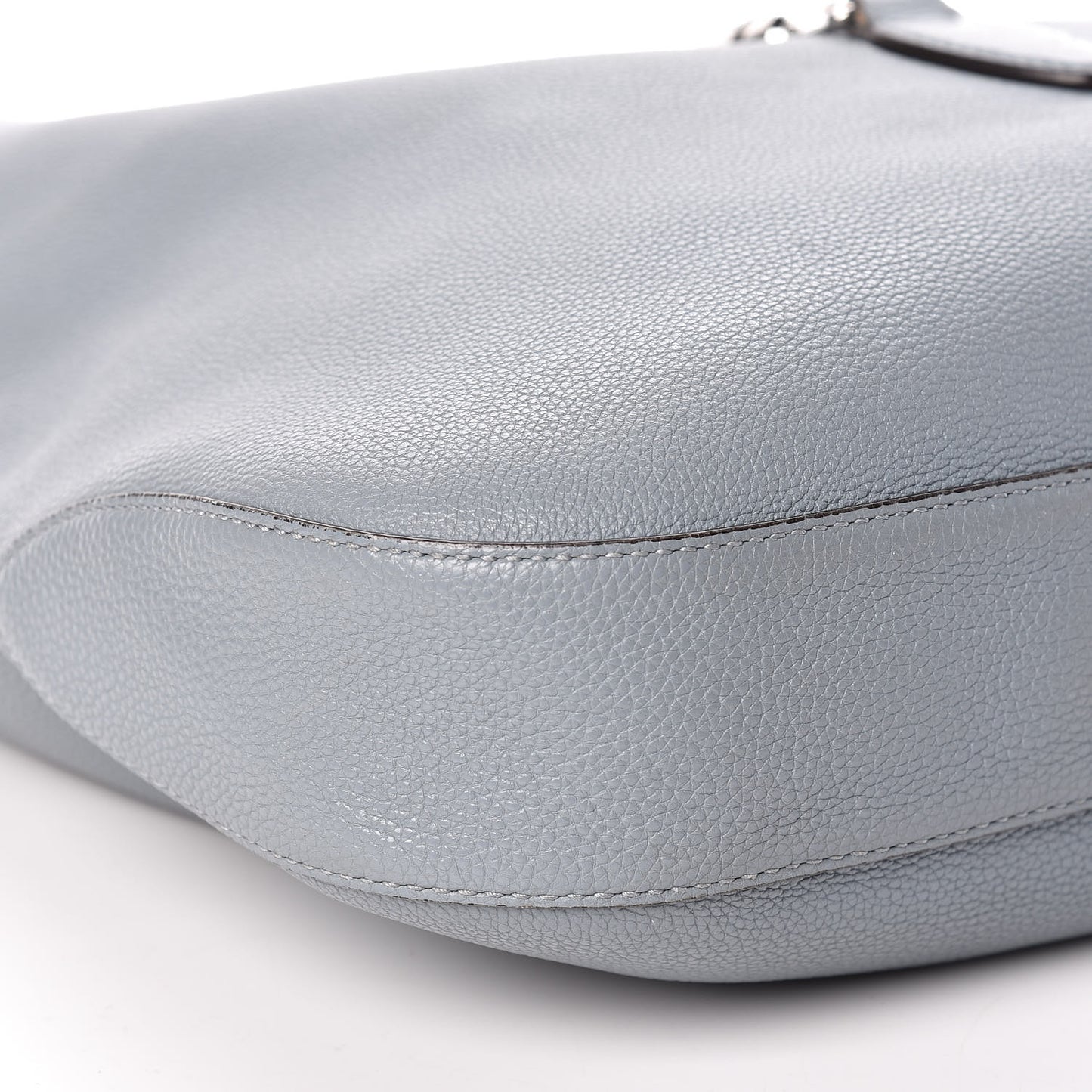 Soft Grained Calfskin Large Jackie Hobo Light Blue