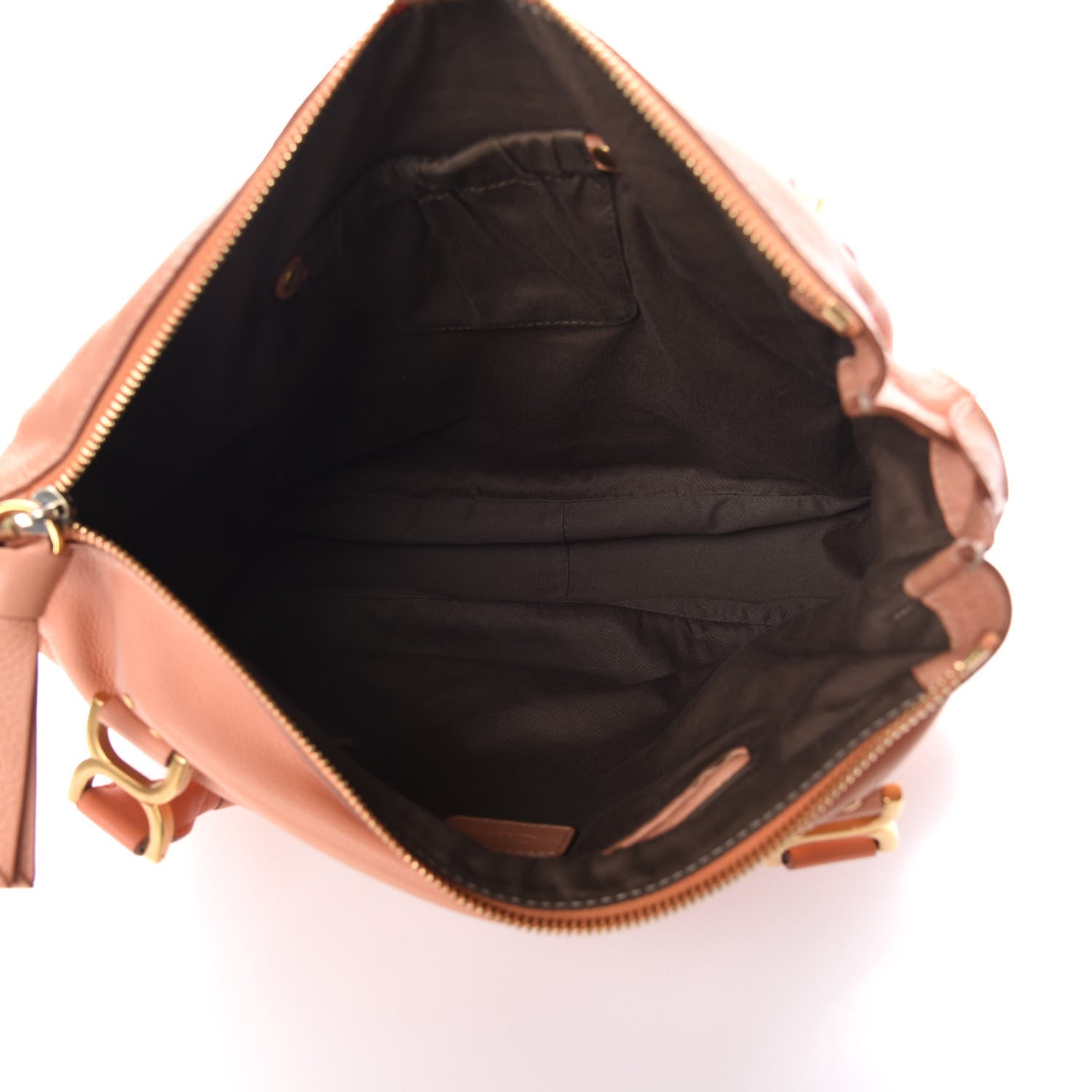 Chloe Calfskin Large Marcie Satchel Peach Pink 5 of 10