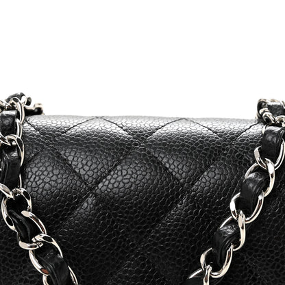Chanel Caviar Quilted Mini Square Flap Black 8 of 11