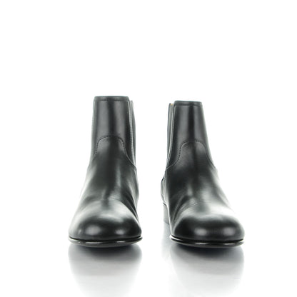 Chanel Calfskin Elastic Short Boots 38.5 Black 2 of 9