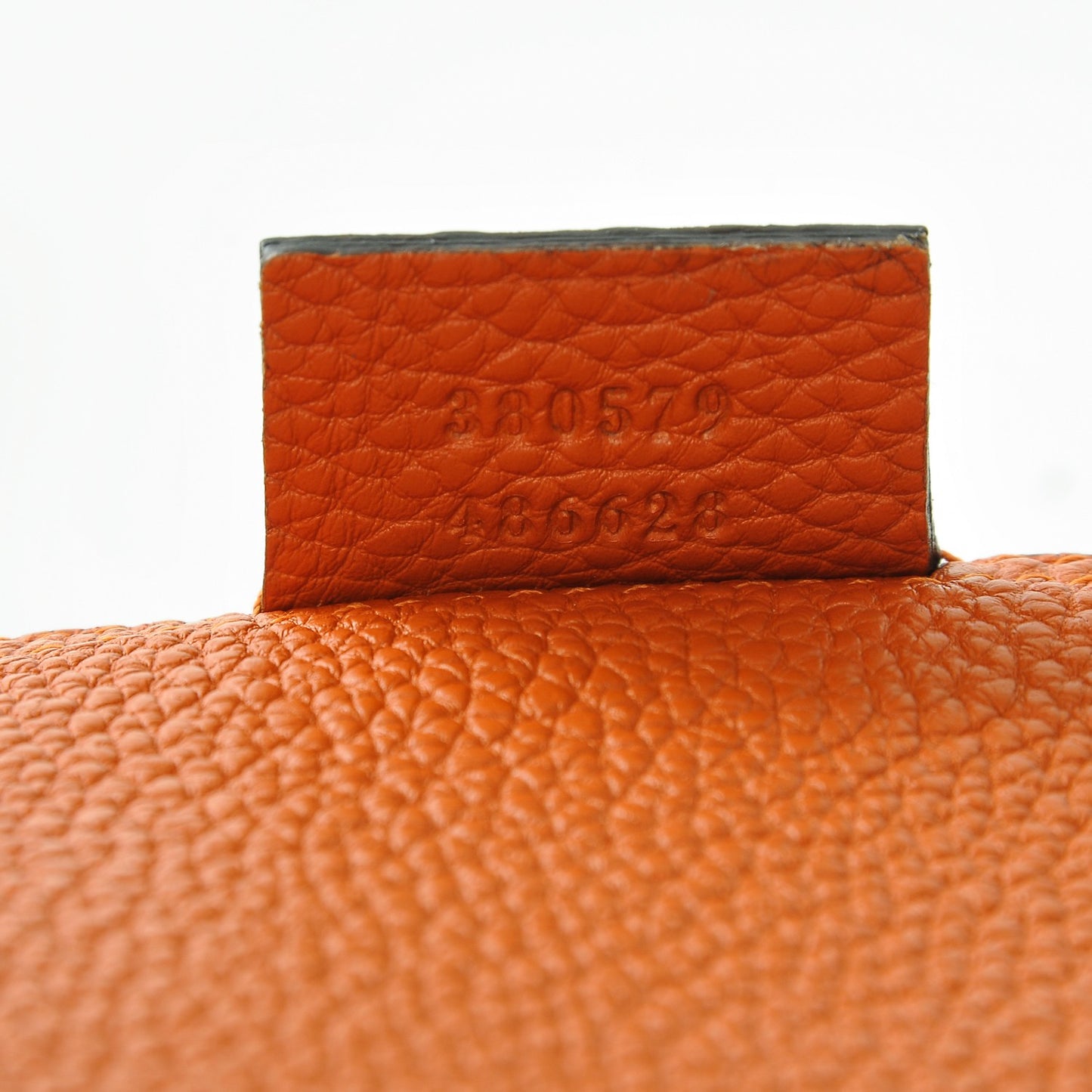Soft Grained Calfskin Small Jackie Bucket Bag Orange
