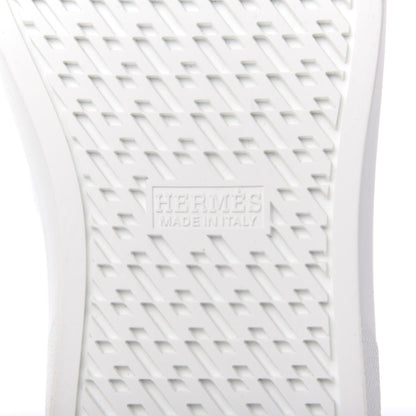 Hermes Calfskin Womens Advantage Sneakers 36.5 White 8 of 9