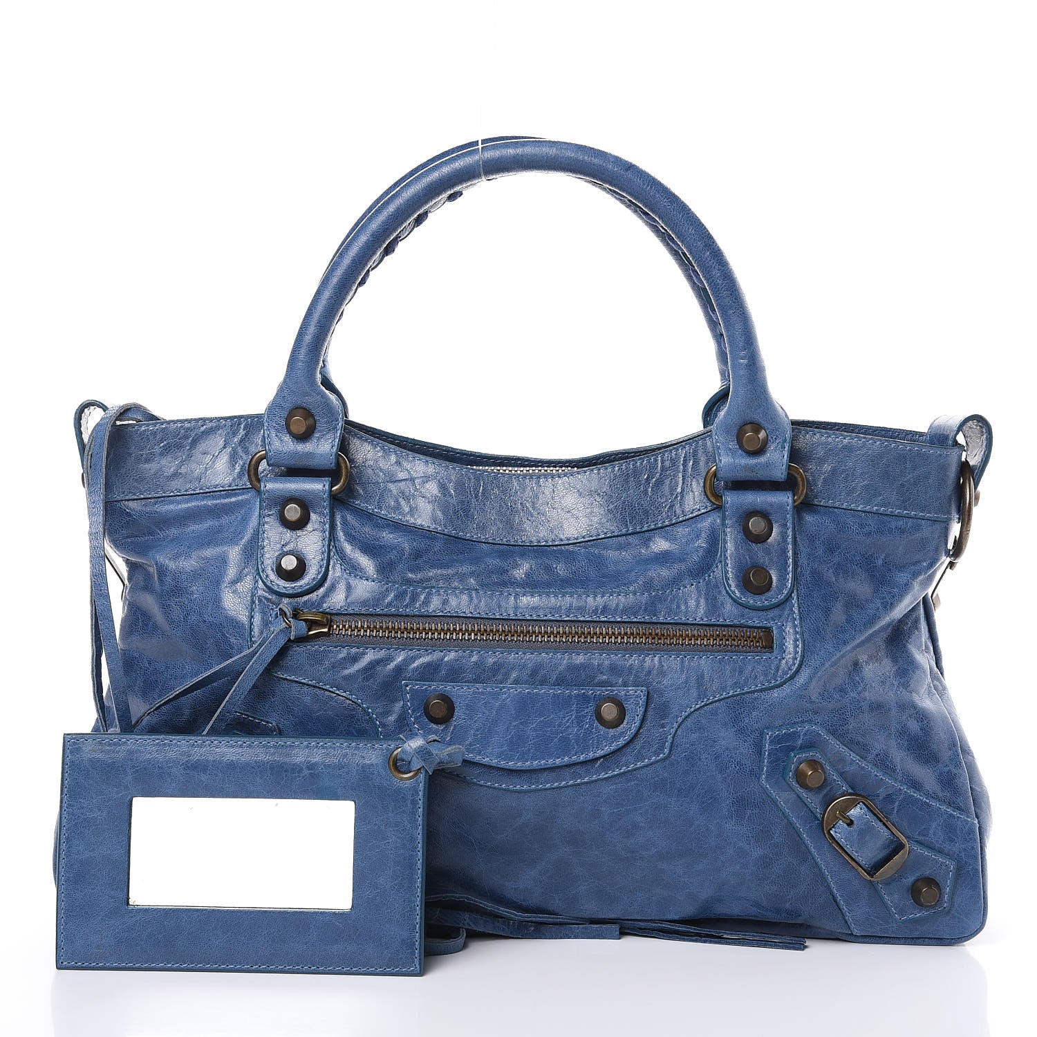 Balenciaga Chevre Classic Hardware First Navy 1 of 8