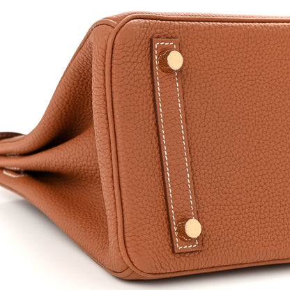 Hermes Togo Birkin 25 Gold 8 of 11