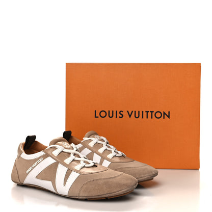 Louis Vuitton Suede Calfskin LV Sneakerina 41 Hazelnut Brown 10 of 10