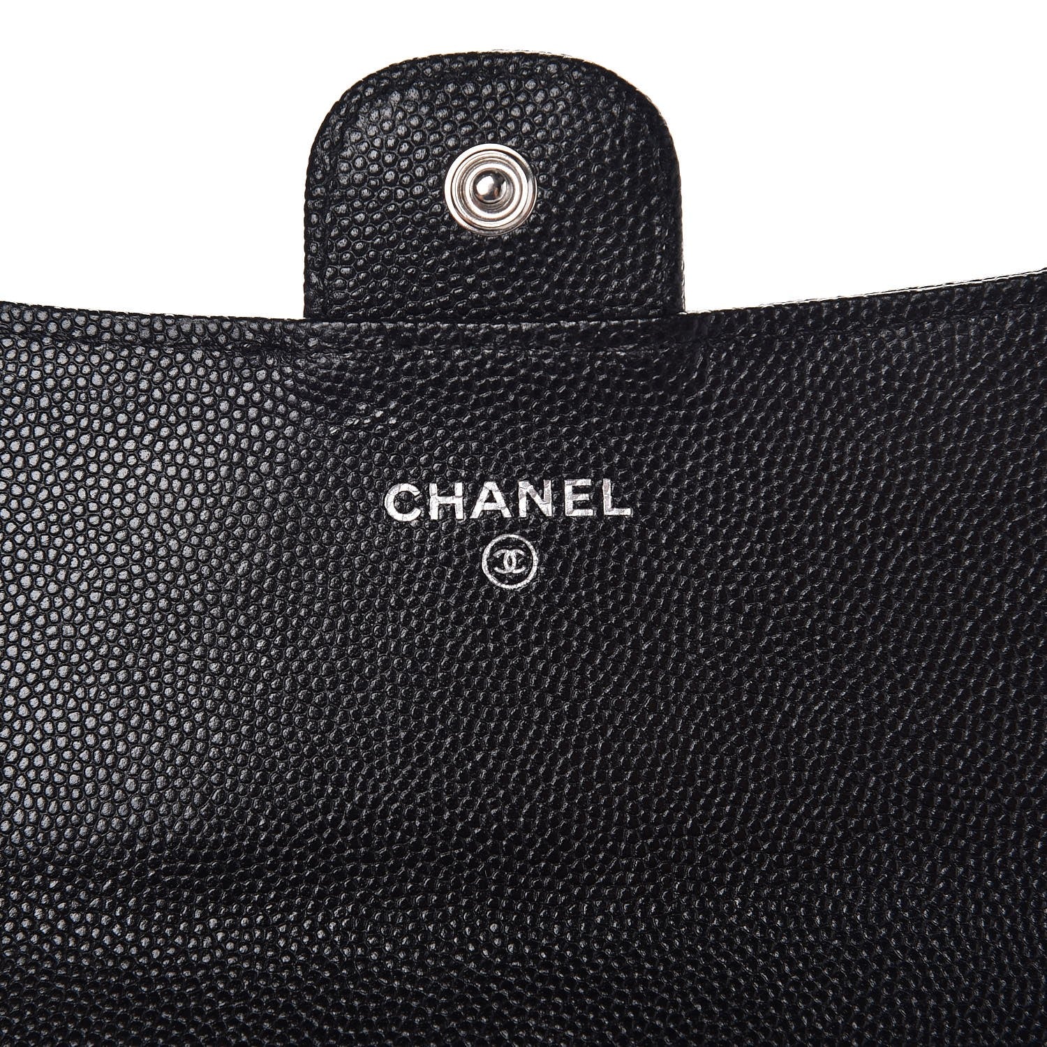 Chanel Caviar Quilted Medium Flap Wallet Black 6 of 9