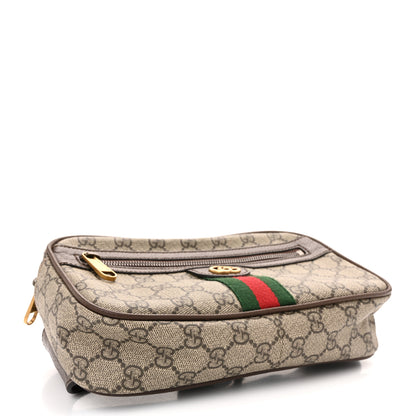 Gucci Soft GG Supreme Monogram Medium Ophidia Belt Bag Dark Brown 4 of 10