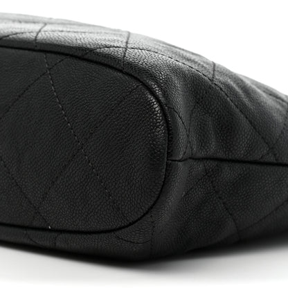 Chanel Caviar Quilted Large CC Tote Black 7 of 17