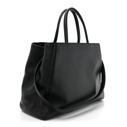 Fendi Vitello Elite Regular 2Jours Tote Black 3 of 15
