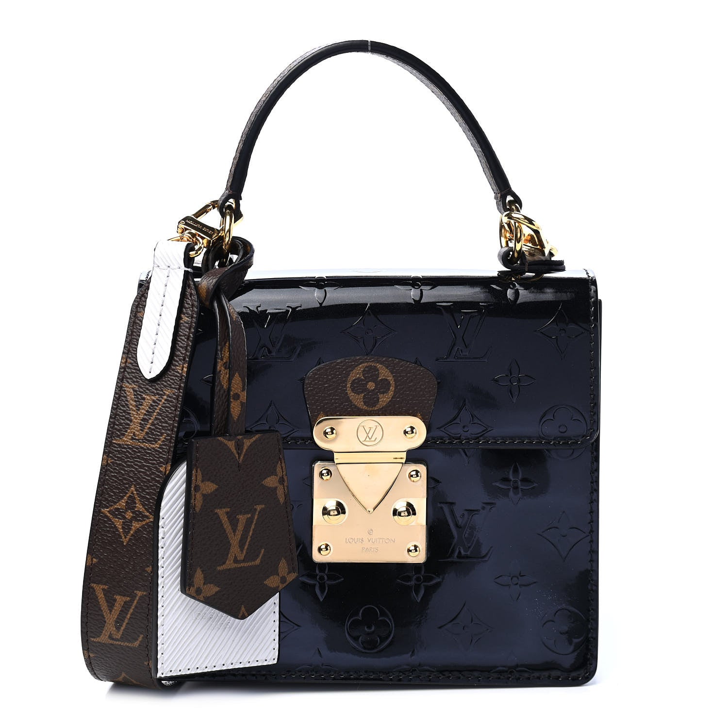 Louis Vuitton Vernis Epi Monogram Spring Street Black 1 of 7