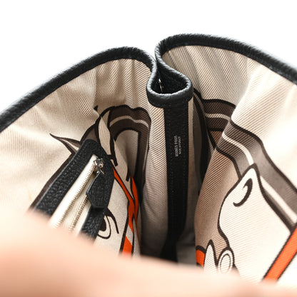 Hermes Negonda Garden Party Steeple Cadridge Tote 36 MM Black 6 of 9