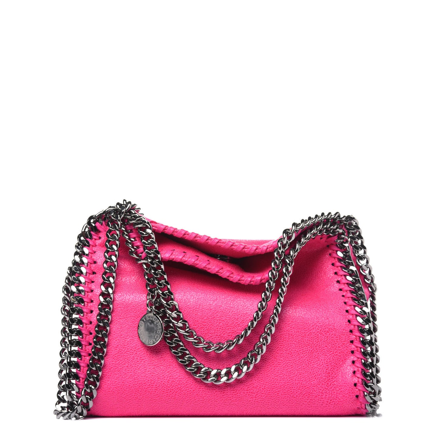 Shaggy Deer Tiny Falabella Tote Hot Pink