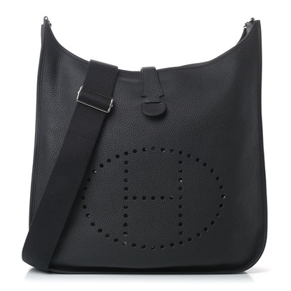 Hermes Taurillon Clemence Evelyne III TGM Black 1 of 11