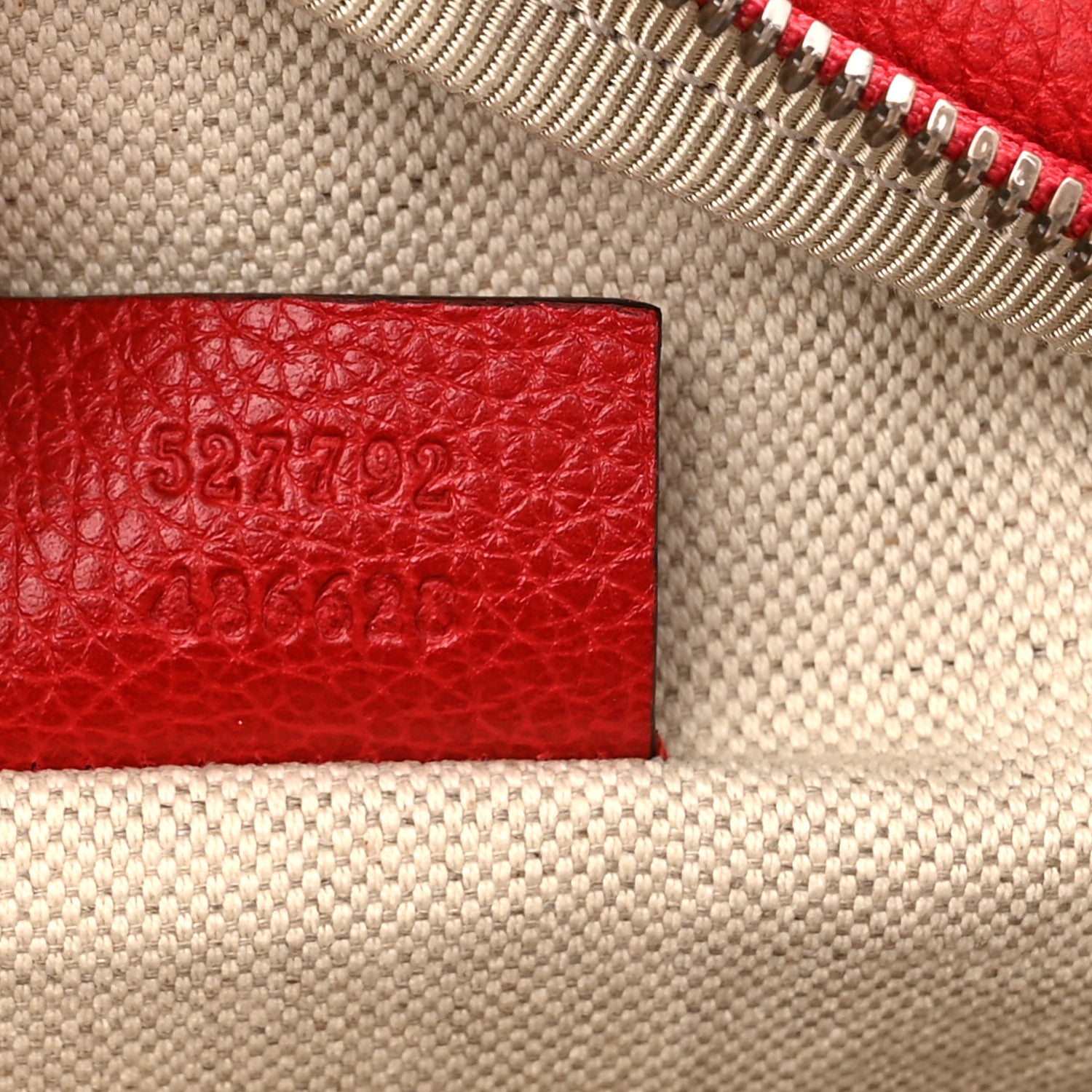 Gucci Grained Calfskin Small Logo Belt Bag Hibiscus Red 7 of 10