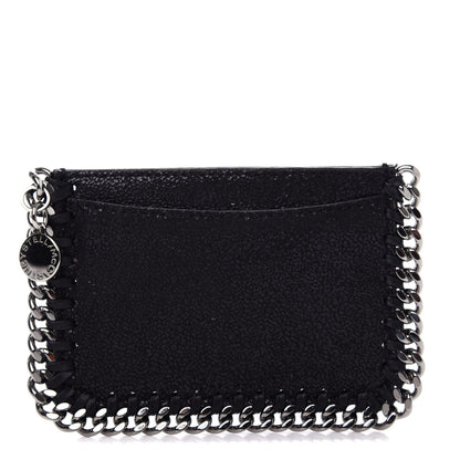 Stella McCartney Shaggy Deer Falabella Card Holder Black 1 of 7