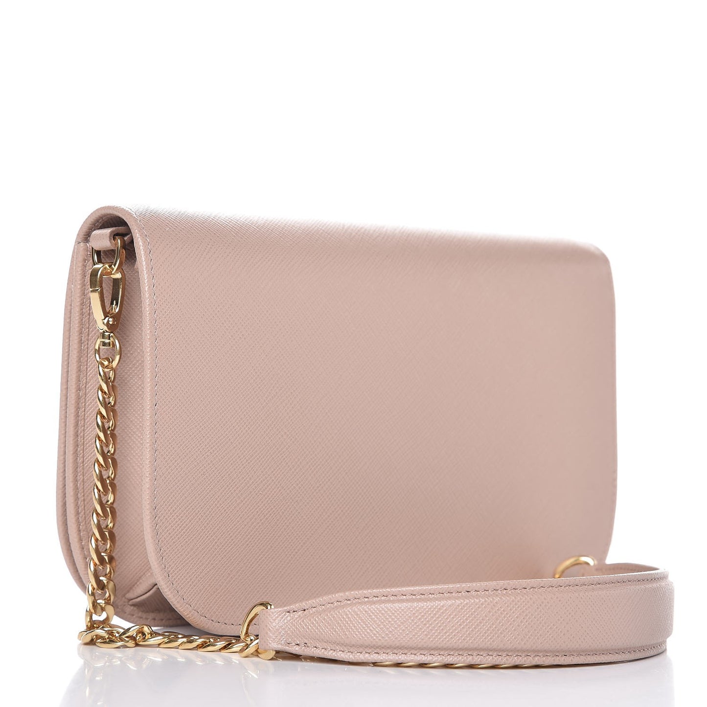 Saffiano Lux Crossbody Bag Cipria