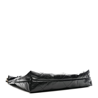 Chanel Shiny Calfskin Quilted Small Chanel 22 Black 4 of 11