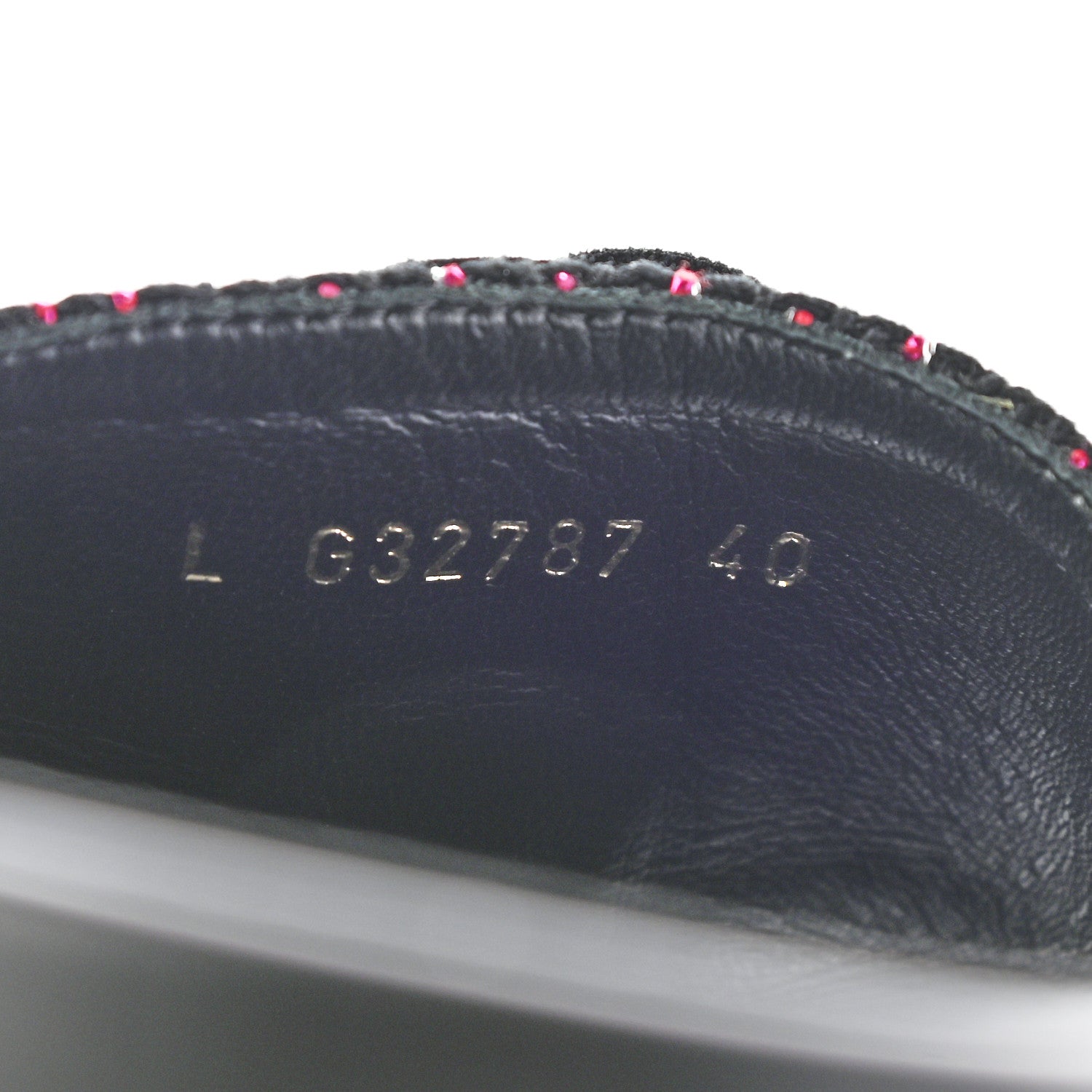 Chanel Tweed Grosgrain Camellia CC Flat Mules 40 Black Pink 9 of 11