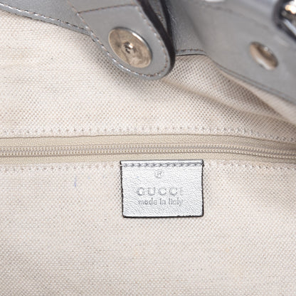 Gucci Guccissima Medium Sukey Tote Silver 6 of 11