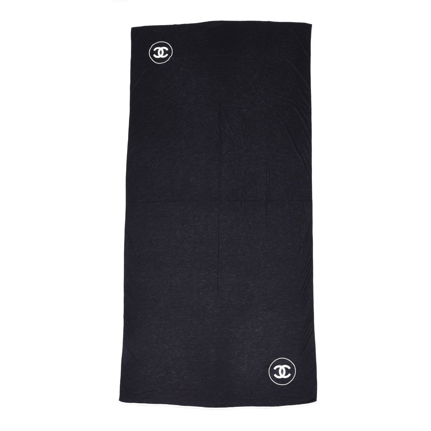 Cashmere Silk CC Scarf Black