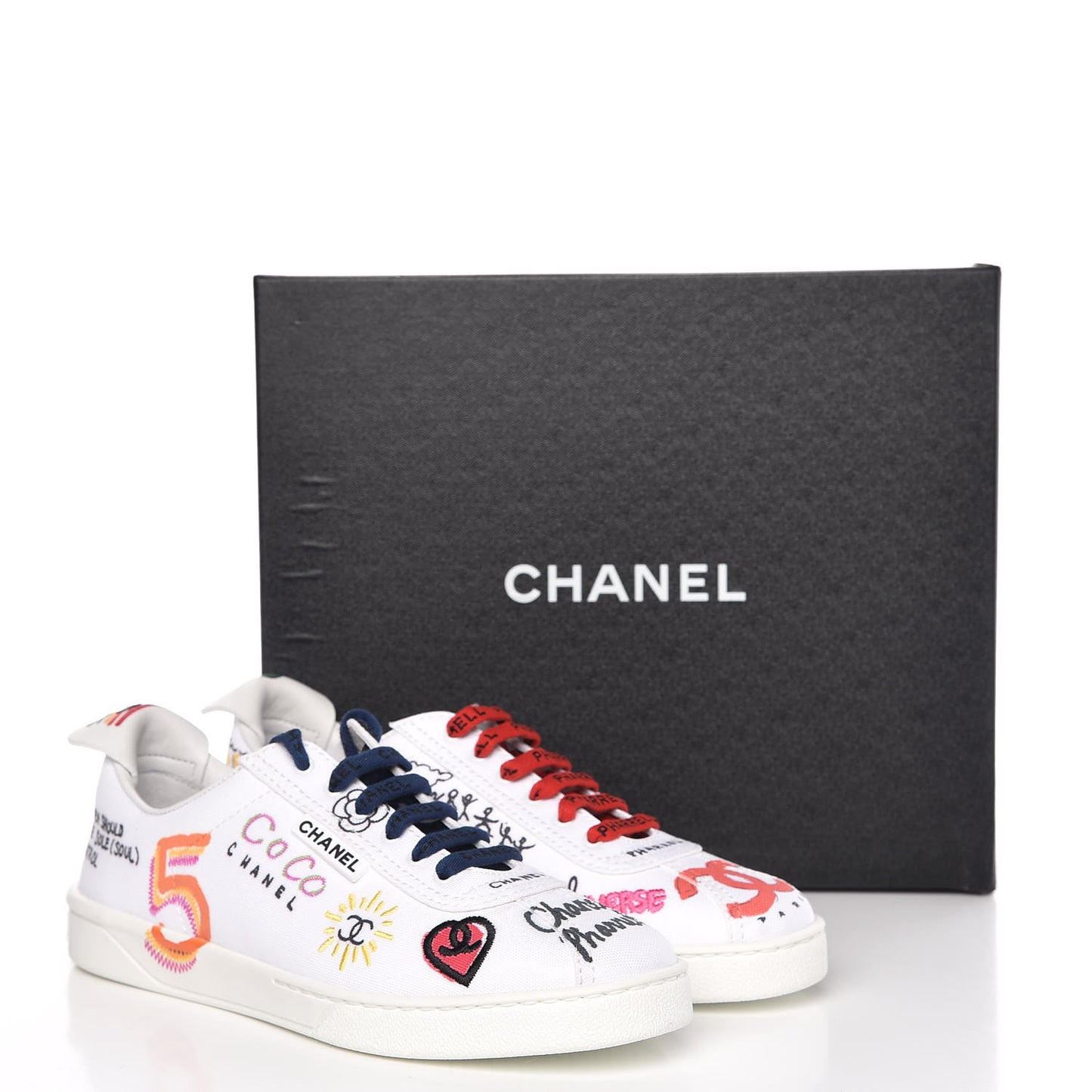 x Pharrell Williams Womens Canvas Sneakers 38.5 White