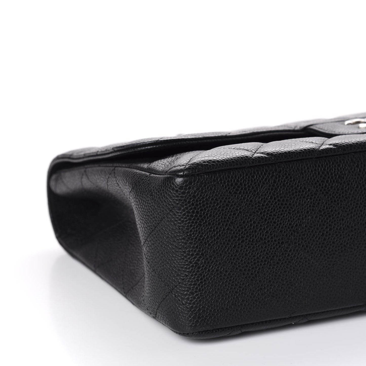 Caviar Quilted Jumbo Single Flap Black