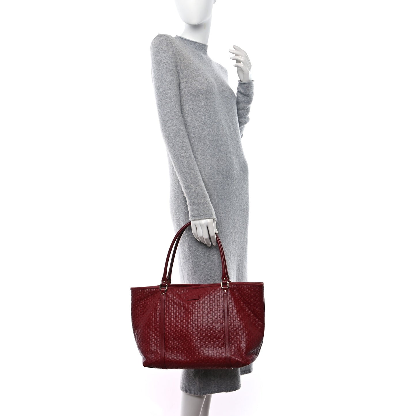 Microguccissima Medium Joy Tote Red